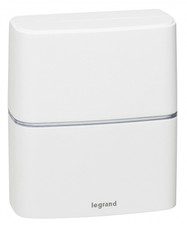 Legrand Звонок беспроводной - комплект "Премиум" - 30 рингтонов - дальность 200 м - цвет белый