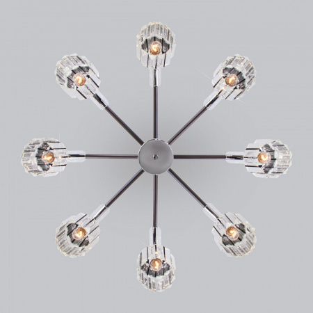 Потолочная люстра в стиле лофт 70090/8 графит Eurosvet Tenia