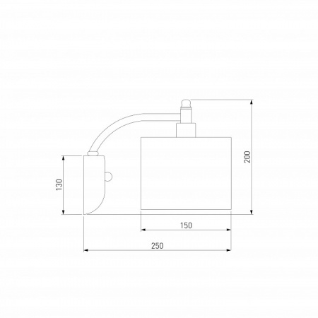 Бра с абажуром 60080/1 сатин-никель Eurosvet Adagio