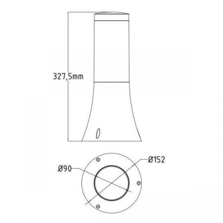 Уличный светильник Horoz Орхидея 400-001-121 HRZ00002612
