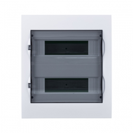 SE EASY 9 Корпус встраиваемый с прозрачной дверью 2ряд/24мод, IP40, IK07, 63А, 2 клеммы