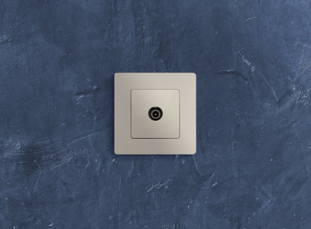 Legrand Etika Слоновая кость Розетка TV проходная, 15дБ