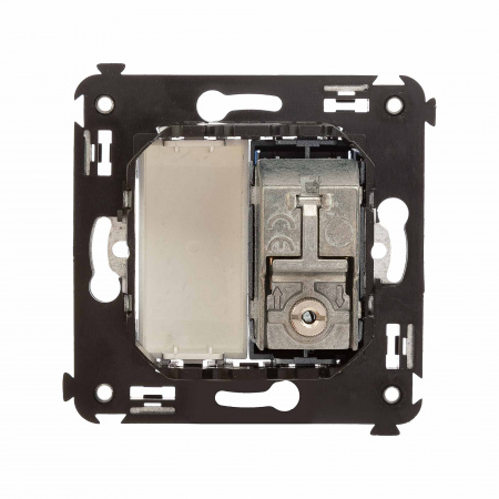 DKC Avanti Закаленная сталь Розетка TV проходная в стену