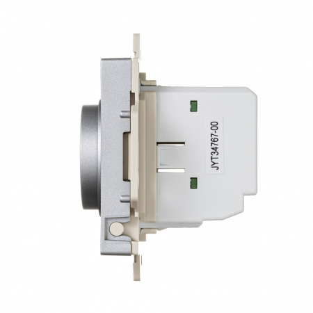 SE AtlasDesign Алюминий Термостат электрон. теплого пола с датчиком, 10A, механизм