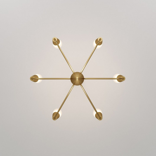 Подвесной светильник 60167/6 латунь Eurosvet Rhyton