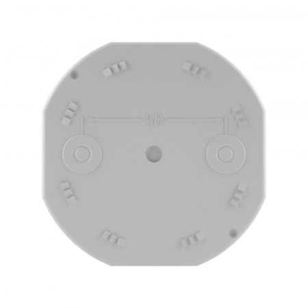 DKC Коробка ответвит. с 4 кабельными вводами д.20мм, IP44, д.80х40мм