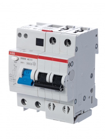 ABB Выключатель автоматический дифференциального тока 4мод. DS202 AC-C25/0,03