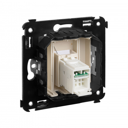 DKC Avanti Ванильная дымка Компьютерная розетка RJ-45 один  категория 5e