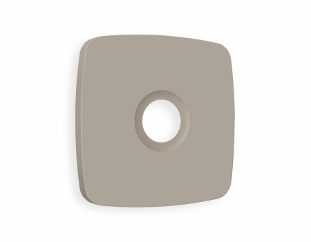 Лицевая панель OMEGA (Серо-бежевый матовый) для TV розетки QUANT OP3730