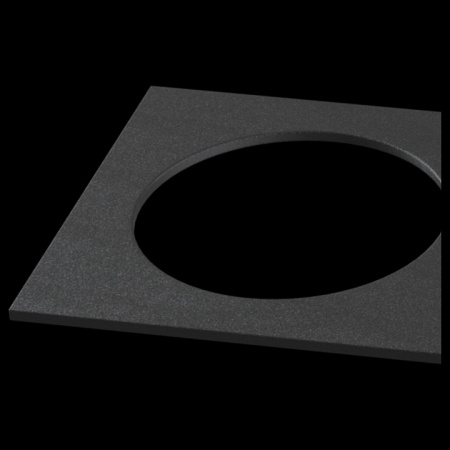 Рамка декоративная для встраиваемого светильника Kappell черный DLA040-04B Maytoni Accessories for downlight