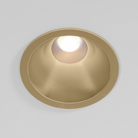 Светильник встраиваемый светодиодный Forte 15W 4000K латунь 25071/LED Elektrostandard Forte a069411