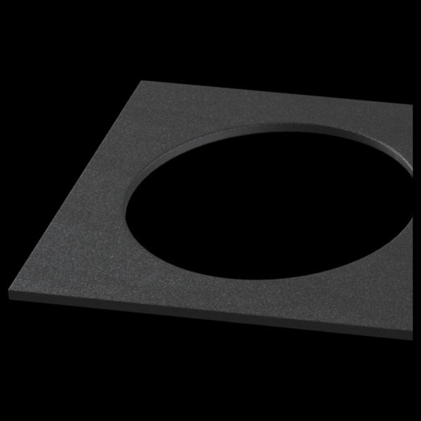 Рамка декоративная для встраиваемого светильника Kappell черный DLA040-04B Maytoni Accessories for downlight