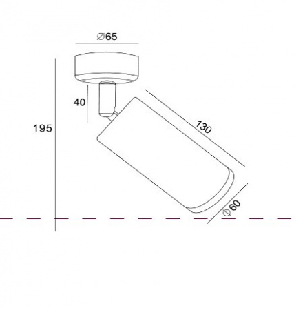 Потолочный светильник C034CL-01W Maytoni Focus Design