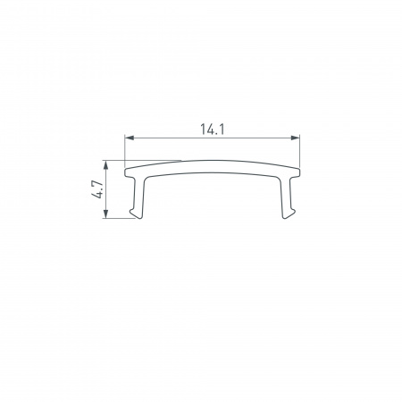 Arlight Экран ARH-DECORE-S12-3000 Flat Opal (Пластик)