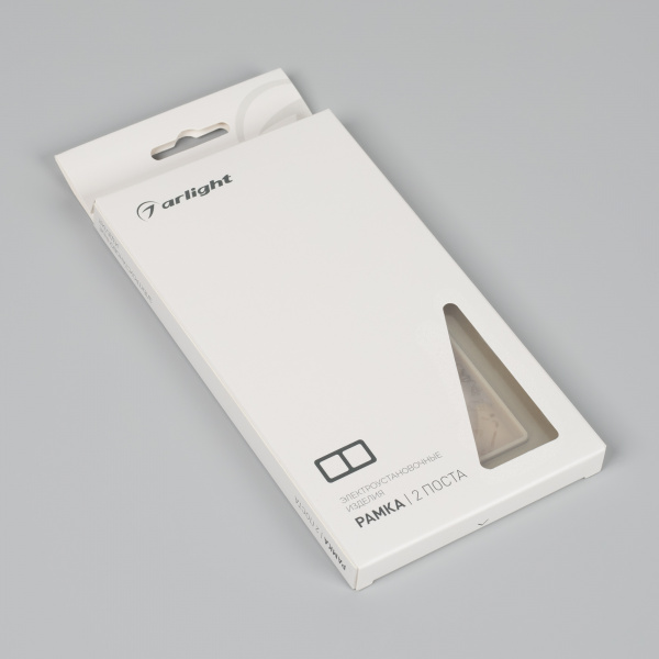 Arlight Рамка стеклянная FRM-OMALI-SFGS-2-GD (-)