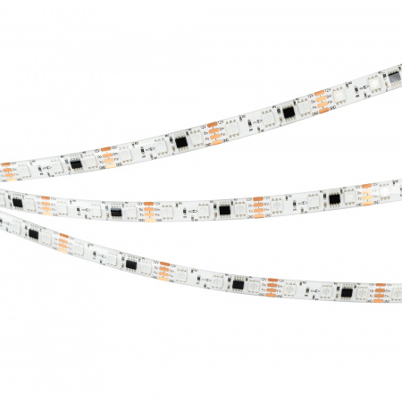 Arlight Лента герметичная SPI-SE-B60-10mm 12V RGB-PX3-BPT (12 W/m, IP65, 5060, 5m) (бегущий огонь)