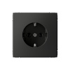 Systeme Electric ArtGallery Базальт Розетка с заземлением, 16А, механизм, быстрозажим. клем.