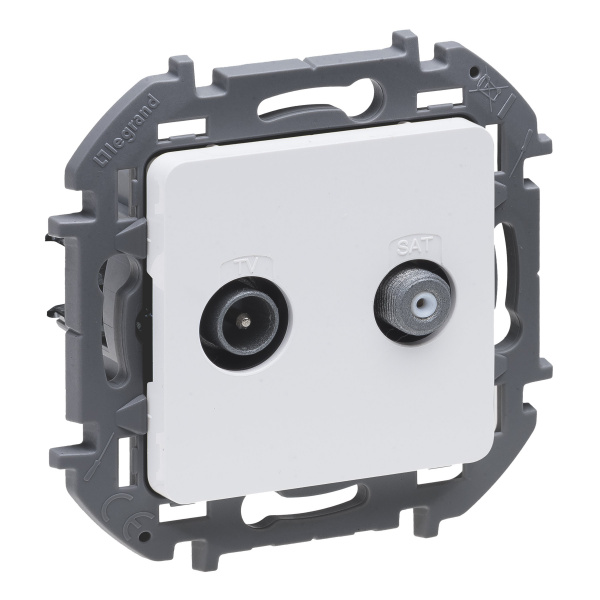 Legrand INSPIRIA Белый Розетка TV/SAT "звезда"