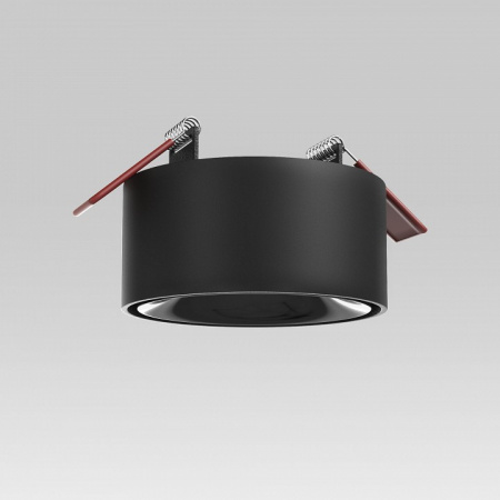 Светильник встраиваемый светодиодный Glam черный 25095/LED Elektrostandard Glam a065710