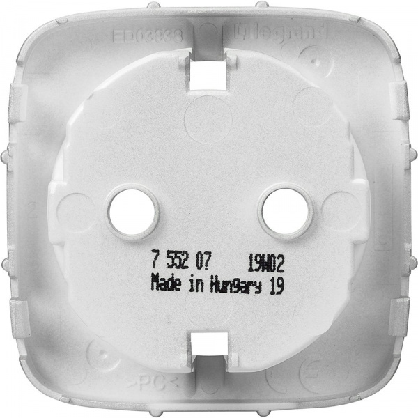 Legrand Valena ALLURE Алюм Накладка розетки с/з