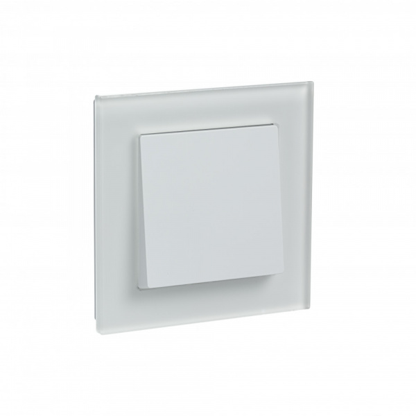 SE AtlasDesign Nature Матовое стекло белый Рамка 1-ая