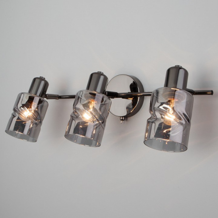 Настенный светильник 20120/3 чёрный жемчуг Eurosvet Ansa