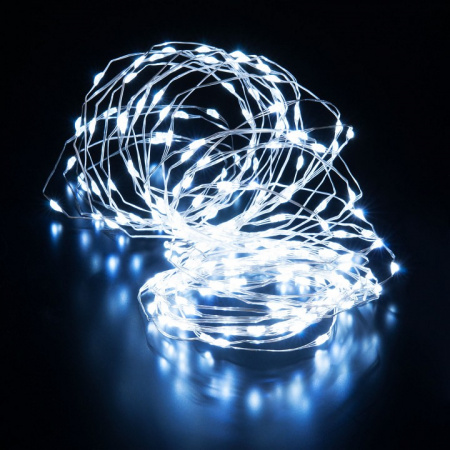 Гирлянда нить 'роса' белый 10М IP20 400-009 Eurosvet 400-009