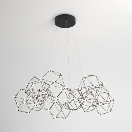 Подвесной светильник 90169/12 черный жемчуг Eurosvet Uma