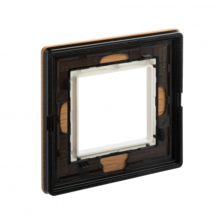 DKC Avanti Беленый дуб Дерево Рамка 2 модуля