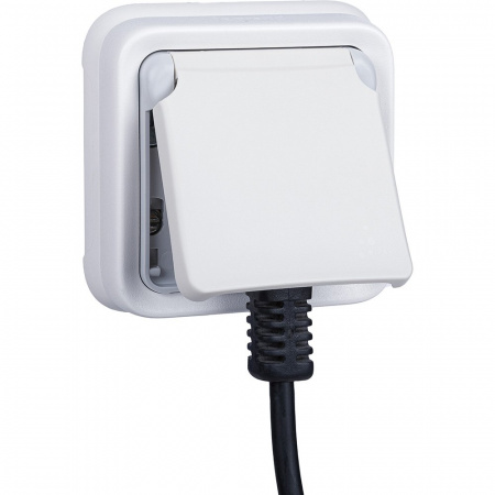 Legrand Plexo Белый Рамка 1-ая с суппортом, для внутреннего монтажа IP55