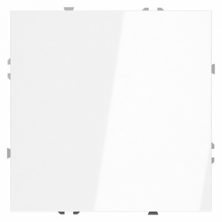 Заглушка VOLTUM S70 с суппортом, (белый глянцевый)