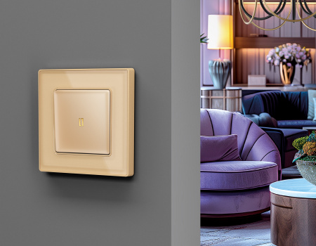 Рамка ALFA Arctic (Шампань Стекло органическое) 2-ая AF580602