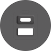 Donel Накладка для розеток USB, матовый шоколад, серия D16, DO28642