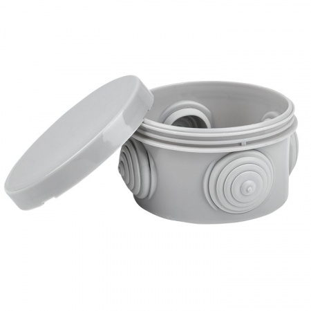 EKF PROxima Коробка распаячная КМР-040-039 с крышкой наружная (85х40) 4 мембранных ввода IP54 розничный стикер