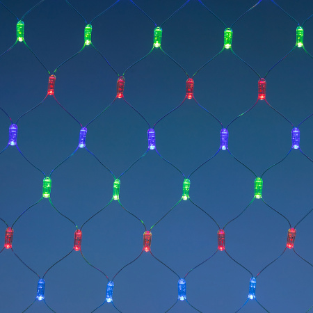 Arlight Светодиодная гирлянда ARD-NETLIGHT-CLASSIC-2000x1500-CLEAR-288LED RGB (230V, 18W) (Ardecoled, IP65)