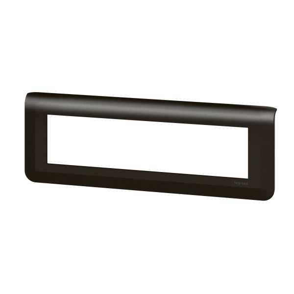 Legrand Mosaiс Рамка - Программа Mosaic - 8 модулей - матовая черная