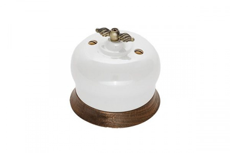 BIRONI Фаберже Керамика Перламутр Выключатель 2-кл