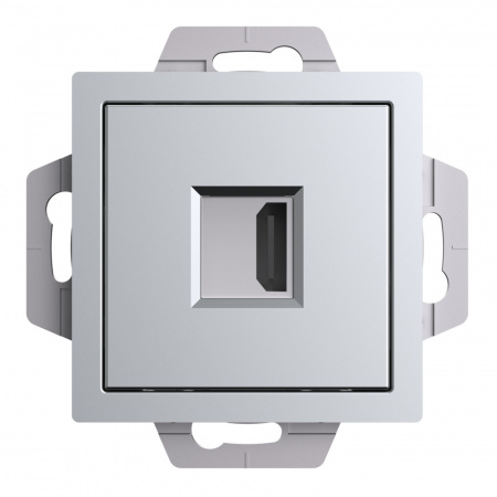 Systeme Electric AtlasDesign Алюминий Розетка HDMI, механизм