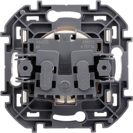 Legrand INSPIRIA Слоновая кость Розетка 2К - 16 А - 250 В