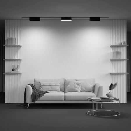 Трековый светильник Magnetic track system Gravity TR075-2-20W4K-B Maytoni Basis Rot