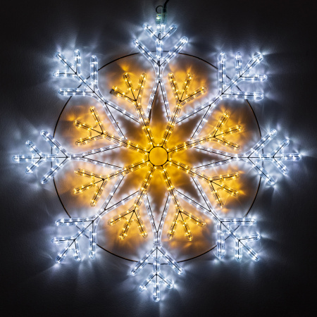Arlight Фигура ARD-SNOWFLAKE-M12-900x900-720LED White/Warm (230V, 43W) (Ardecoled, IP65)