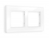 Рамка ALFA Arctic (Белый Стекло органическое) 2-ая AF580102