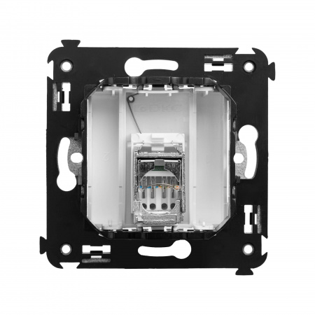 DKC Avanti Белое облако Компьютерная розетка RJ-45 одинарная  категория  6 экранированная