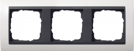 Gira Event Бел матовый/Антрацит Рамка 3-ая