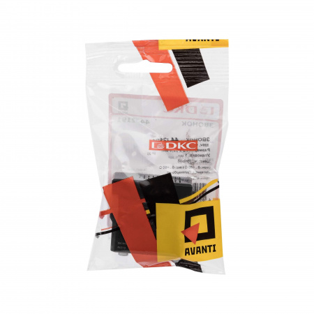 DKC Avanti Черный матовый Звонок 1 модуль