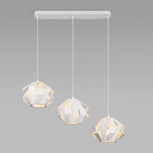 Подвесной светильник 50137/3 белый Eurosvet Moire