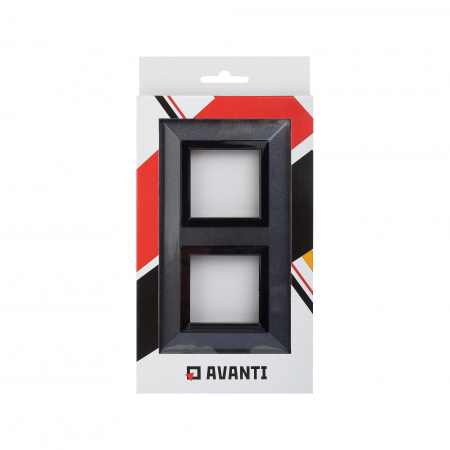 DKC Avanti Темно-Серый Металл Рамка 4 модуля