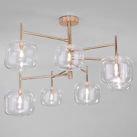 Потолочная люстра в стиле лофт 70128/7 золото Eurosvet Jar