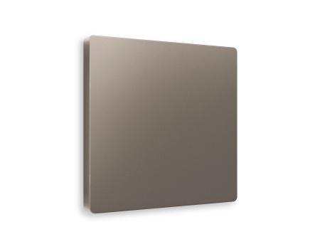 Лицевая панель ALFA (Темная бронза матовый) заглушка для суппорта QUANT AP6460