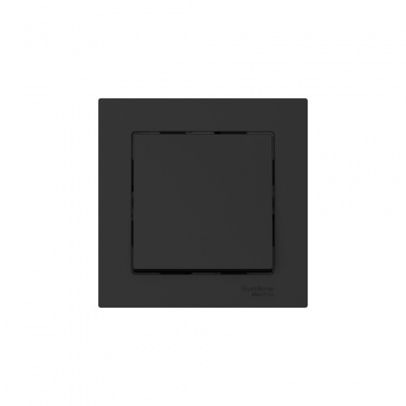Systeme Electric AtlasDesign Карбон Выключатель 1-клавишный, сх.1, 10АХ, в сборе, быстрозажим. клем.